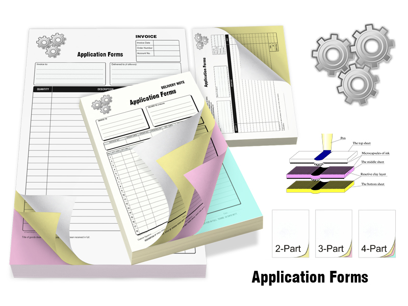 Professional Application Forms printing services Professional Application Forms printing services