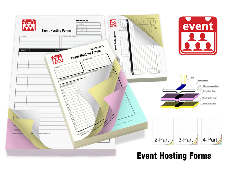 Professional Event Hosting Forms printing services Professional Event Hosting Forms printing services