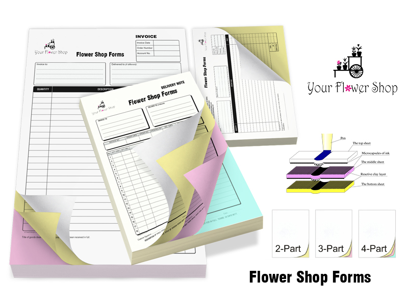 Professional Flower Shop Forms printing services Professional Flower Shop Forms printing services