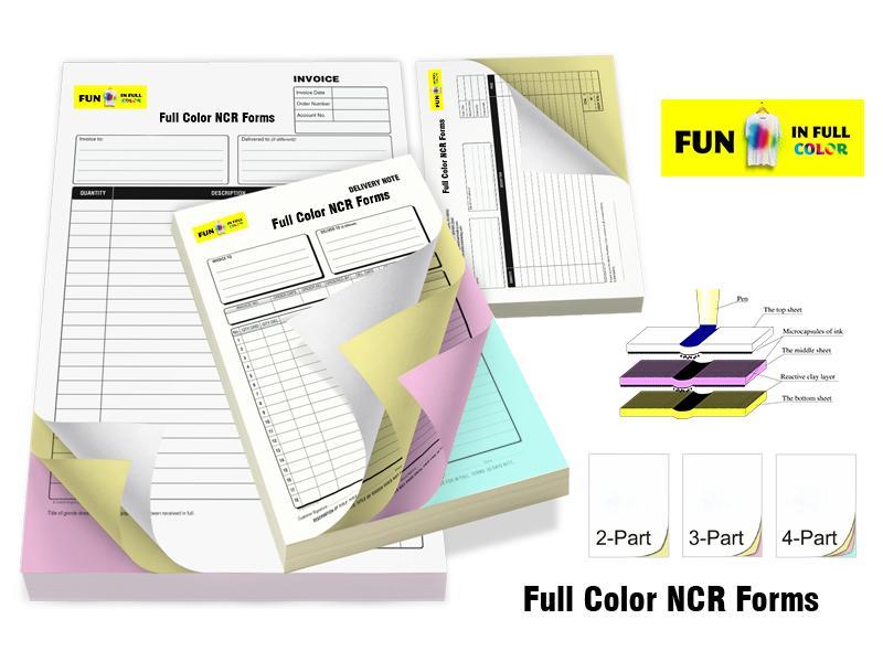 Professional Full Color Carbonless Forms printing services Professional Full Color Carbonless Forms printing services