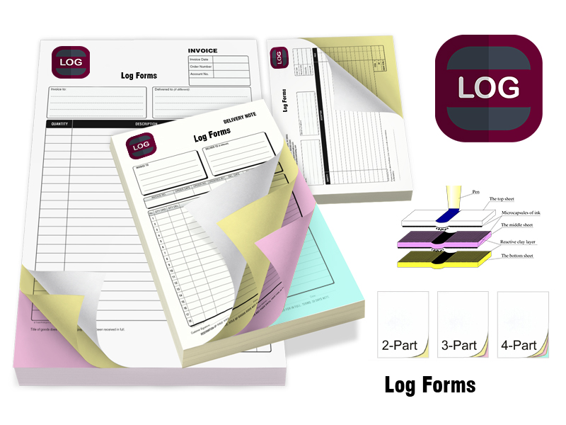 Professional Log Forms printing services