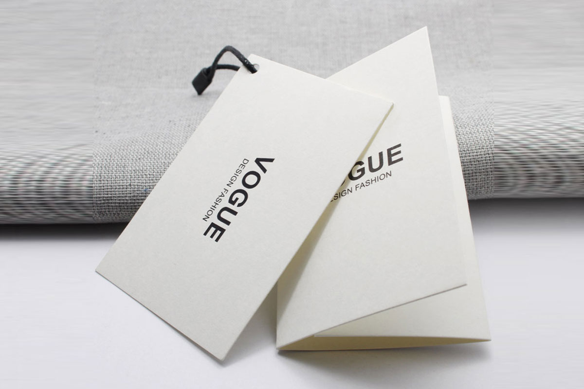 Professional Fold Over Tags printing services